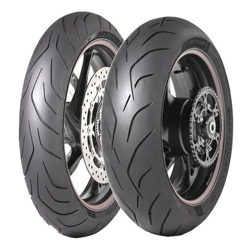 Coppia gomme dunlop - coppia, 120/70-17