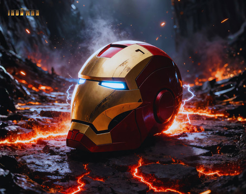 Casque iron man - iron, 1:1
