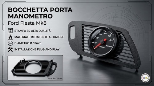 Bocchetta porta manometro 52mm - bocchetta,