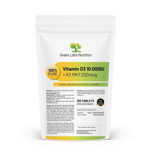 Vitamina 10000 k2 mk7 - ui, +
