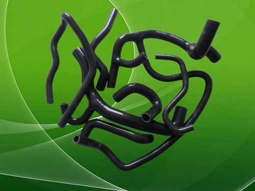Silicone coolant hose for